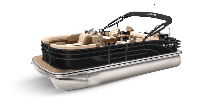 2025 Lowe Boats SF232 Black Metallic Exterior - Tan Upholstery with Mono Chrome Accents