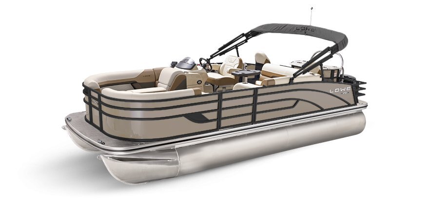 2025 Lowe Boats SF232 Caribou Metallic Exterior - Tan Upholstery with Mono Chrome Accents