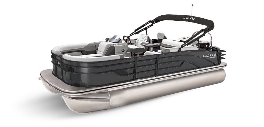 2025 Lowe Boats SF232 Charcoal Metallic Exterior - Gray Upholstery with Mono Chrome Accents