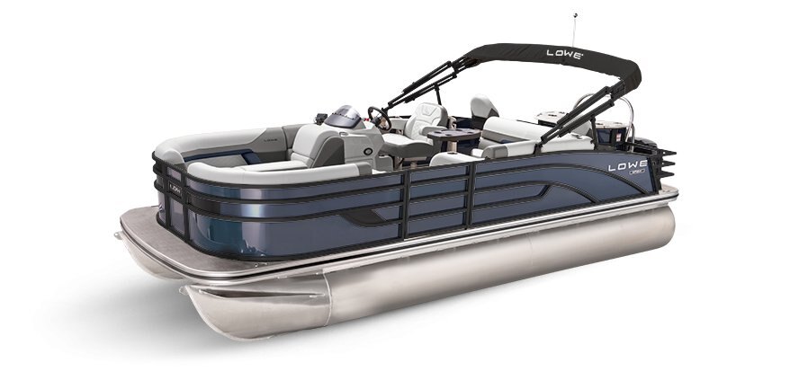 2025 Lowe Boats SF232 Indigo Blue Metallic Exterior - Gray Upholstery with Blue Accents