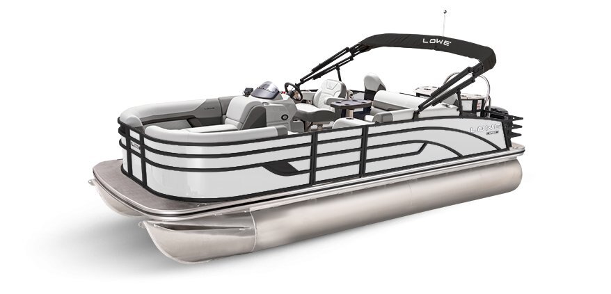 2025 Lowe Boats SF232 White Metallic Exterior - Gray Upholstery with Mono Chrome Accents