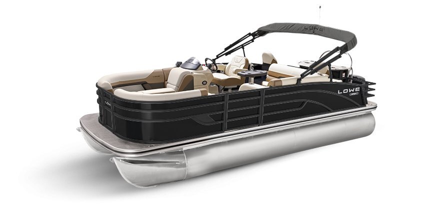 2025 Lowe Boats SF212 Black Metallic Exterior - Tan Upholstery with Mono Chrome Accents