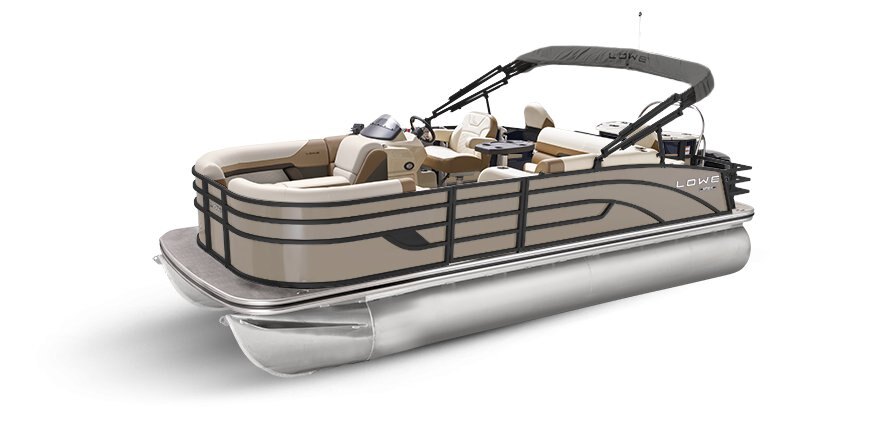 2025 Lowe Boats SF212 Caribou Metallic Exterior - Tan Upholstery with Mono Chrome Accents