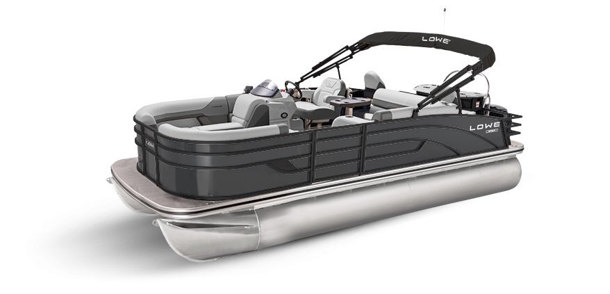 2025 Lowe Boats SF212 Charcoal Metallic Exterior - Gray Upholstery with Mono Chrome Accents