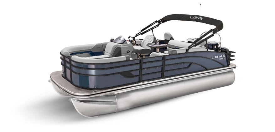 2025 Lowe Boats SF212 Indigo Blue Metallic Exterior - Gray Upholstery with Blue Accents