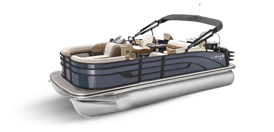 2025 Lowe Boats SF212 Indigo Metallic Exterior - Tan Upholstery with Mono Chrome Accents