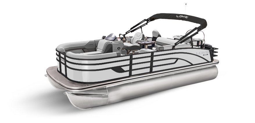 2025 Lowe Boats SF212 White Metallic Exterior - Gray Upholstery with Mono Chrome Accents