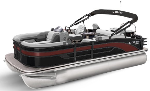 2025 Lowe Boats SF212 Custom Graphic - Infused Red Metallic