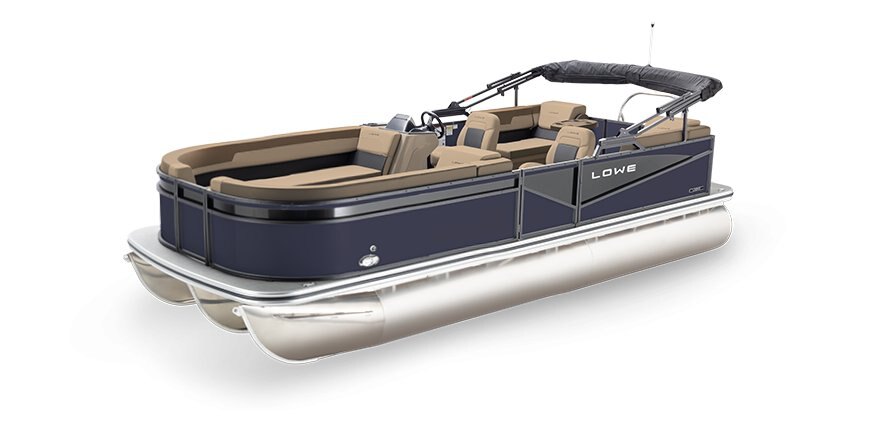 2025 Lowe Boats LS 230 WT Indigo Blue Metallic Exterior - Tan Upholstery with Mono Chrome Accents