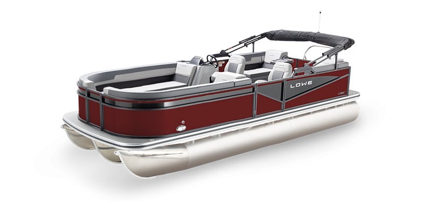 2025 Lowe Boats LS 230 WT Wineberry Metallic Exterior - Gray Upholstery with Mono Chrome Accents