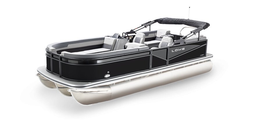 2025 Lowe Boats LS 230 WT Black Metallic Exterior - Gray Upholstery with Mono Chrome Accents