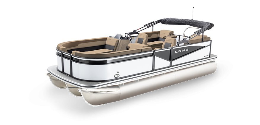 2025 Lowe Boats LS 210 WT White Metallic Exterior - Tan Upholstery with Mono Chrome Accents