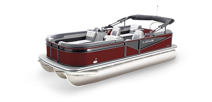 2025 Lowe Boats LS 210 WT Wineberry Metallic Exterior - Gray Upholstery with Mono Chrome Accents