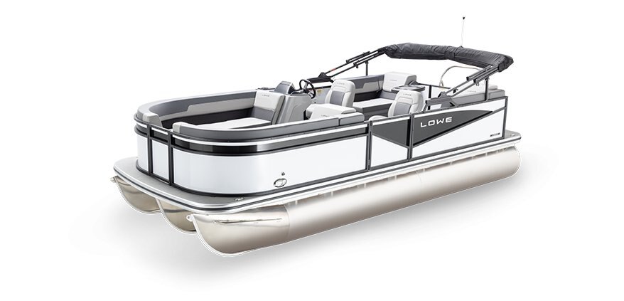 2025 Lowe Boats LS 210 WT White Metallic Exterior - Gray Upholstery with Mono Chrome Accents