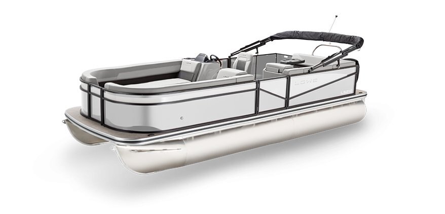 2025 Lowe Boats LS 230 White Metallic Exterior - Gray Upholstery with Mono Chrome Accents