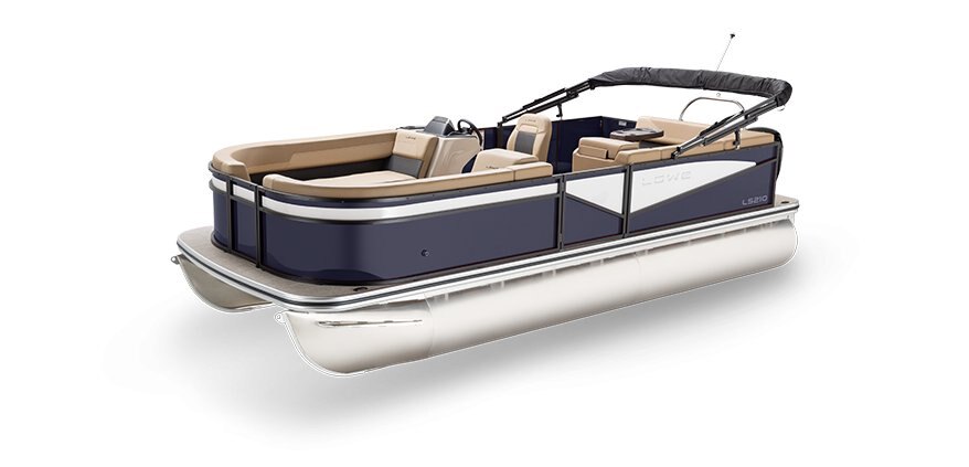 2025 Lowe Boats LS 210 Indigo Blue Metallic Exterior - Tan Upholstery with Mono Chrome Accents