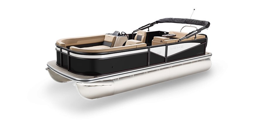 2025 Lowe Boats LS 210 Black Metallic Exterior - Tan Upholstery with Mono Chrome Accents