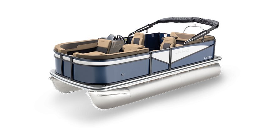 2025 Lowe Boats LS 190 Indigo Blue Metallic Exterior - Tan Upholstery with Mono Chrome Accents