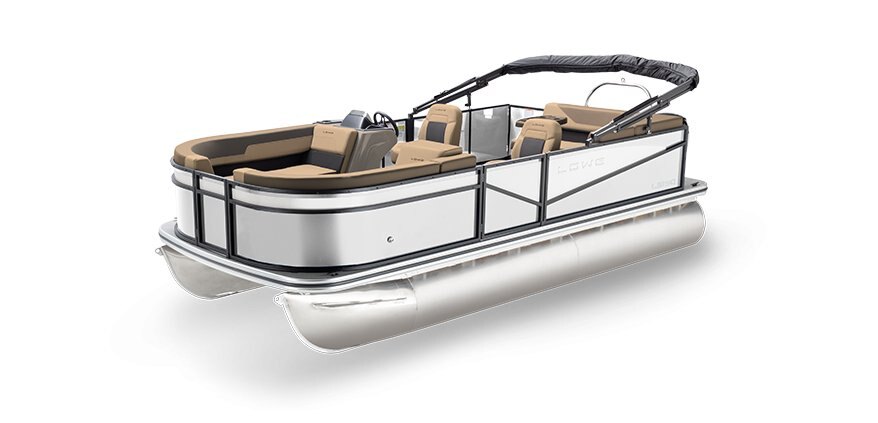 2025 Lowe Boats LS 190 White Metallic Exterior - Tan Upholstery with Mono Chrome Accents