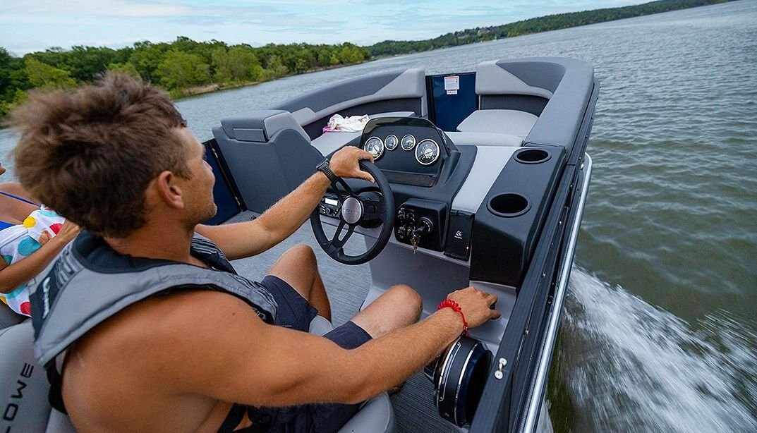 2025 Lowe Boats LS 190 Wineberry Metallic Exterior Gray Upholstery with Mono Chrome Accents