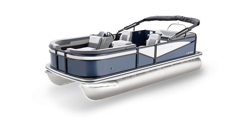 2025 Lowe Boats LS 190 Indigo Blue Metallic Exterior - Gray Upholstery with Mono Chrome Accents