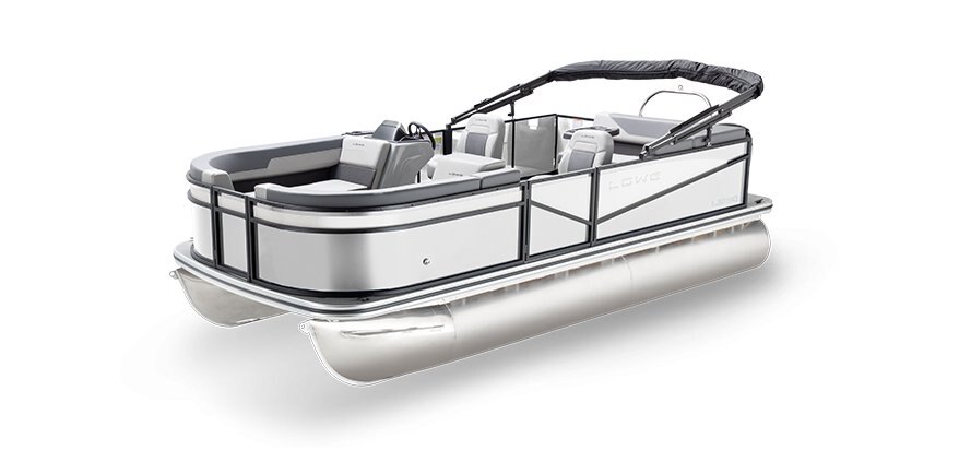 2025 Lowe Boats LS 190 White Metallic Exterior - Gray Upholstery with Mono Chrome Accents