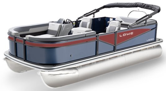 2025 Lowe Boats LS 190 Custom Graphic - Infused Red Metallic