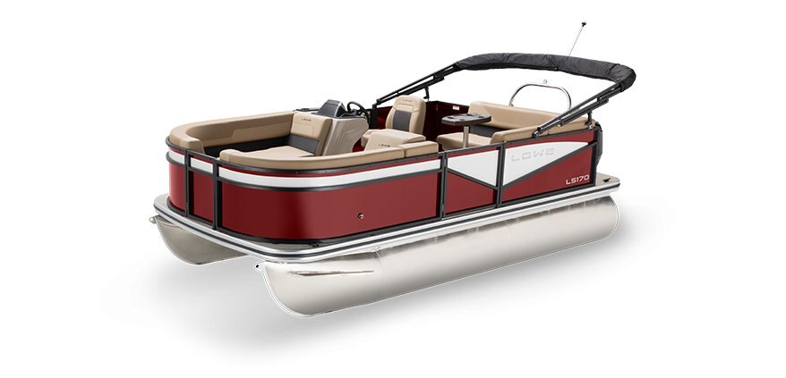 2025 Lowe Boats 170 Wineberry Metallic Exterior - Tan Upholstery with Mono Chrome Accents