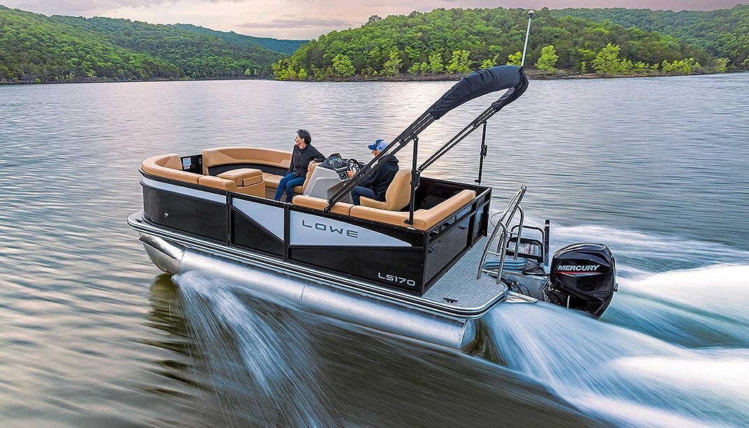 2025 Lowe Boats 170 Indigo Blue Metallic Exterior Tan Upholstery with Mono Chrome Accents