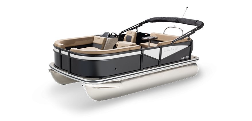 2025 Lowe Boats 170 Black Metallic Exterior - Tan Upholstery with Mono Chrome Accents