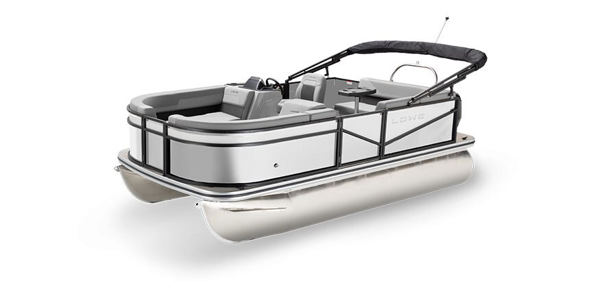 2025 Lowe Boats 170 White Metallic Exterior - Gray Upholstery with Mono Chrome Accents