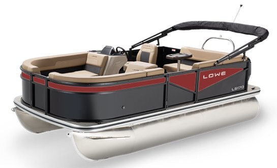 2025 Lowe Boats LS 170 Custom Graphic - Infused Red Metallic