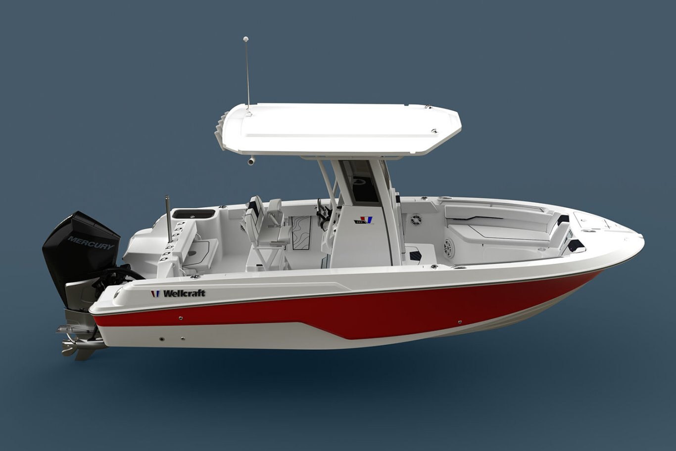 2025 Wellcraft Fisherman 263 Jet Black