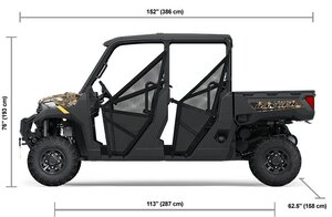 2025 Polaris® RANGER CREW 1000 Premium 6 Seat Polaris Pursuit Camo