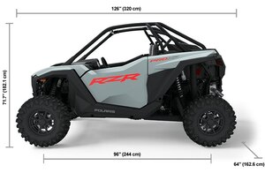 2025 Polaris RZR Pro XP Sport 2 Seat Storm Gray