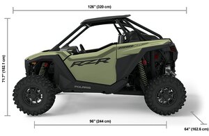 2025 Polaris RZR Pro XP Ultimate 2 Seat Moss Green