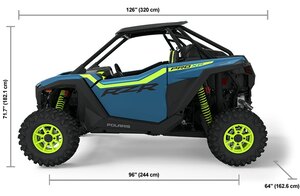 2025 Polaris RZR Pro XP Ultimate 2 Seat Zenith Blue