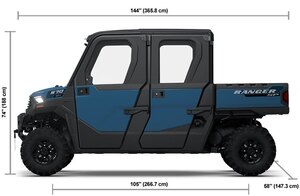 2026 Polaris® RANGER SP 570 NorthStar Edition 4 Seat Zenith Blue