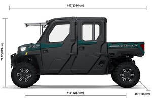 2026 Polaris® RANGER CREW XP 1000 NorthStar Edition Premium 6 Seat Blue Labyrinth