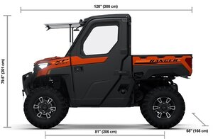 2026 Polaris® RANGER XP 1000 NorthStar Edition Ultimate 3 Seat Orange Rust