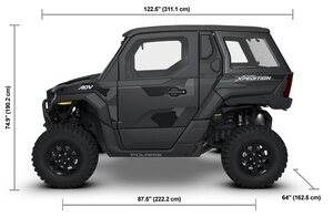 2026 Polaris® XPEDITION ADV NorthStar 2 Seat Matte Super Graphite
