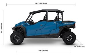 2026 Polaris® GENERAL XP 4 1000 Ultimate 4 Seat Earth Blue