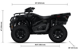 2026 Polaris® SPORTSMAN 570 Trail Onyx Black