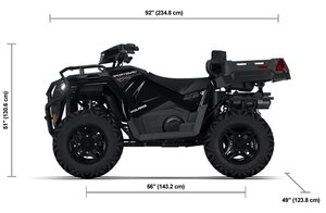 2026 Polaris® SPORTSMAN X2 570 Onyx Black