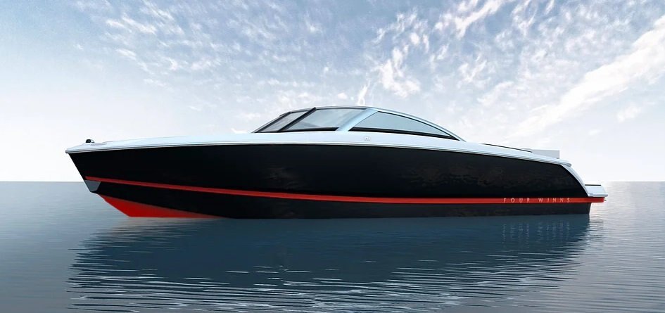 2025 Four Winns H2 Crimson Red