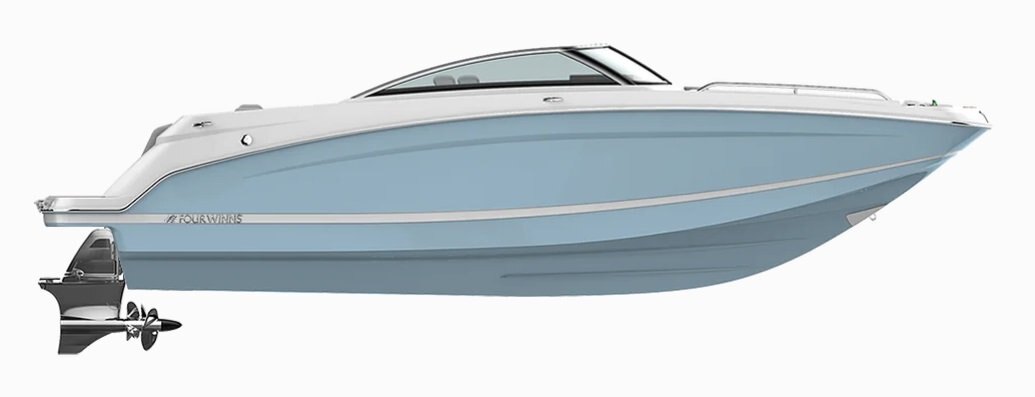 2025 Four Winns HD8 Surf White