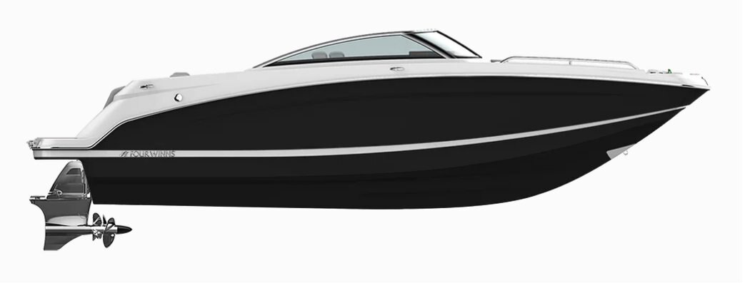 2025 Four Winns HD8 Surf Crimson Red