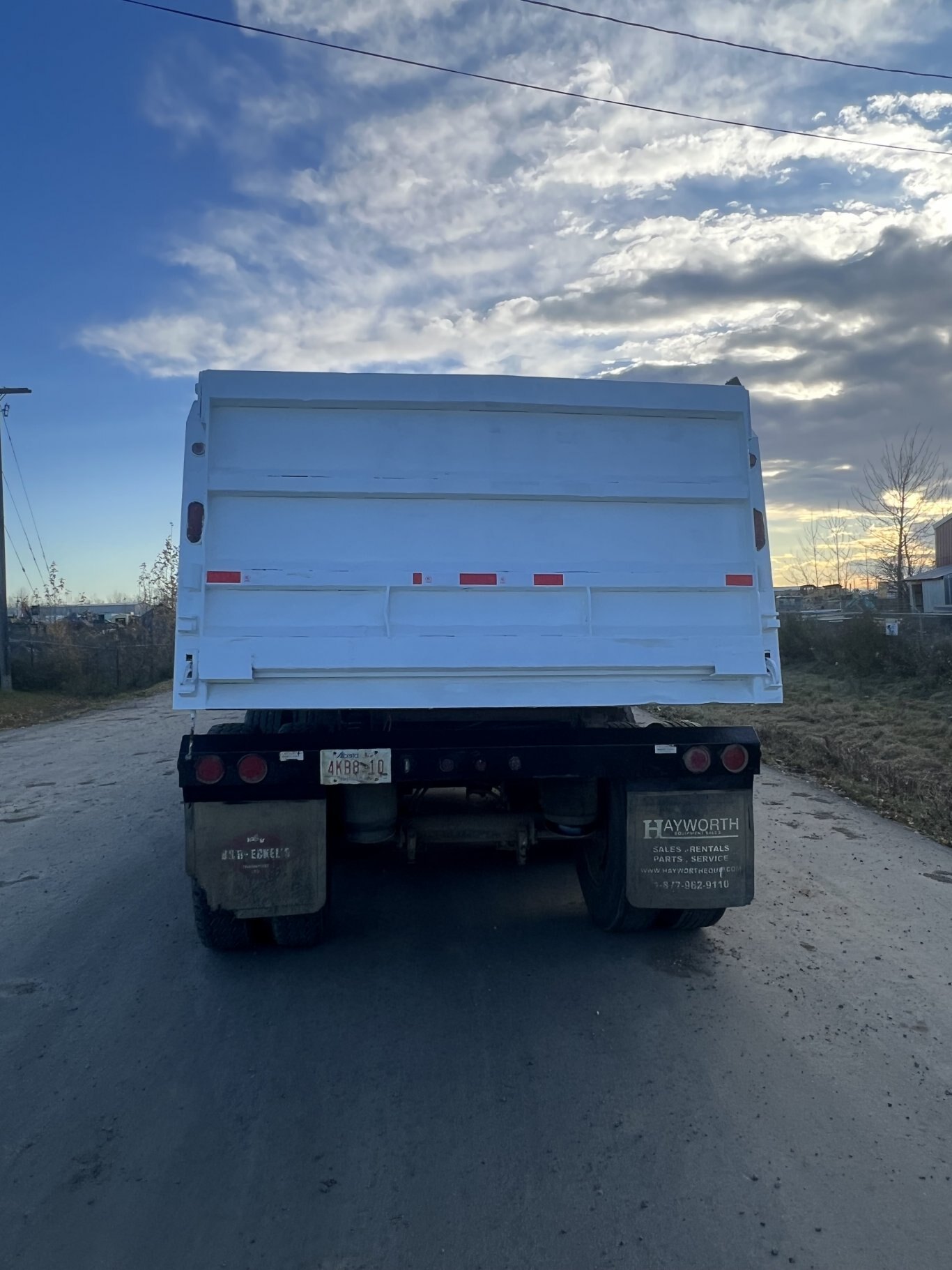 2012 Renn Tridem End Dump Trailer