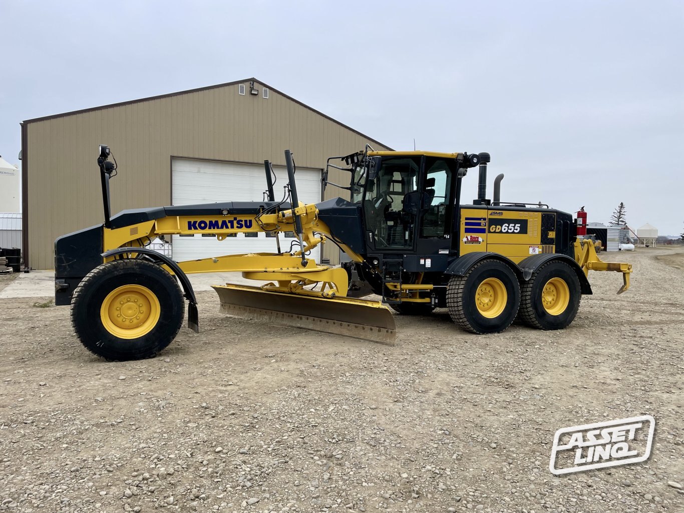 2022 Komatsu GD655 7 Motor Grader w/ Snow Wing