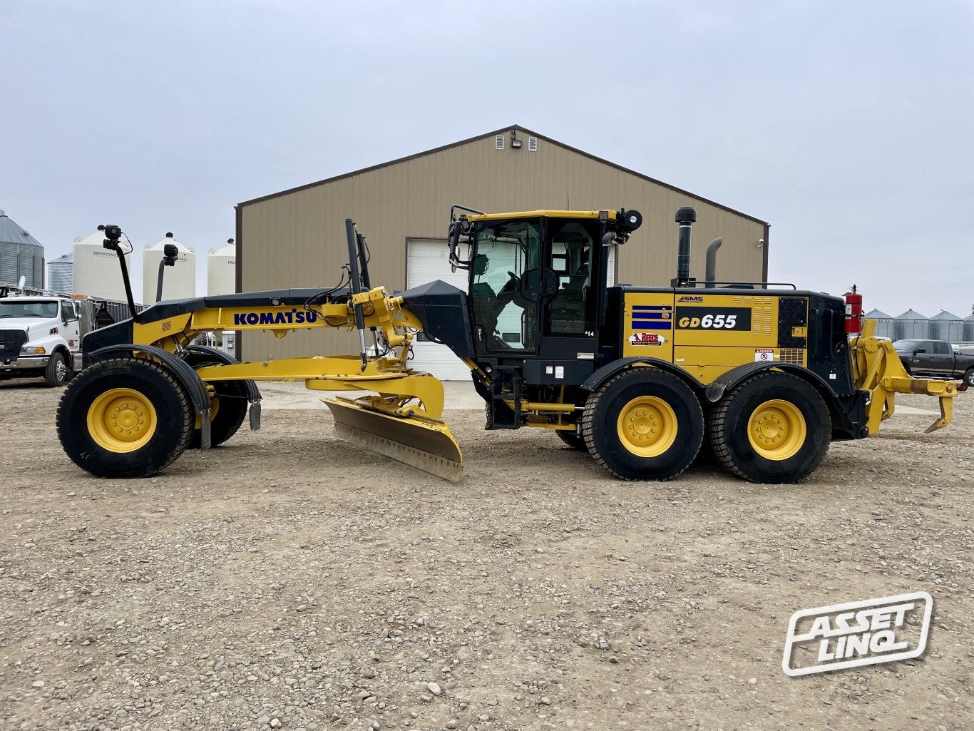 2022 Komatsu GD655 7 Motor Grader w/ Snow Wing